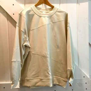 New Lululemon Perfectly Oversized Crew Patchwork 8